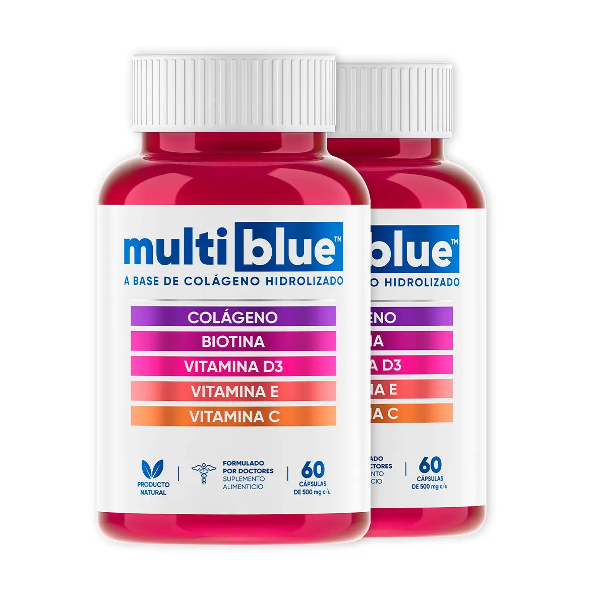 Multiblue Colágeno Hidrolizado y Biotina (120 Cápsulas)