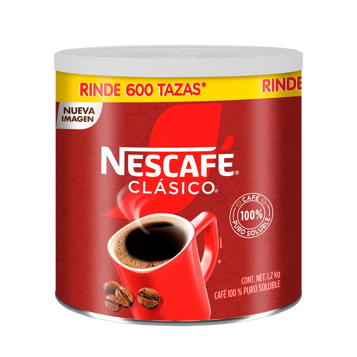 Nescafé Clásico 1.2 kg - Café Soluble (Rinde 600 Tazas) 📍Solo Querétaro