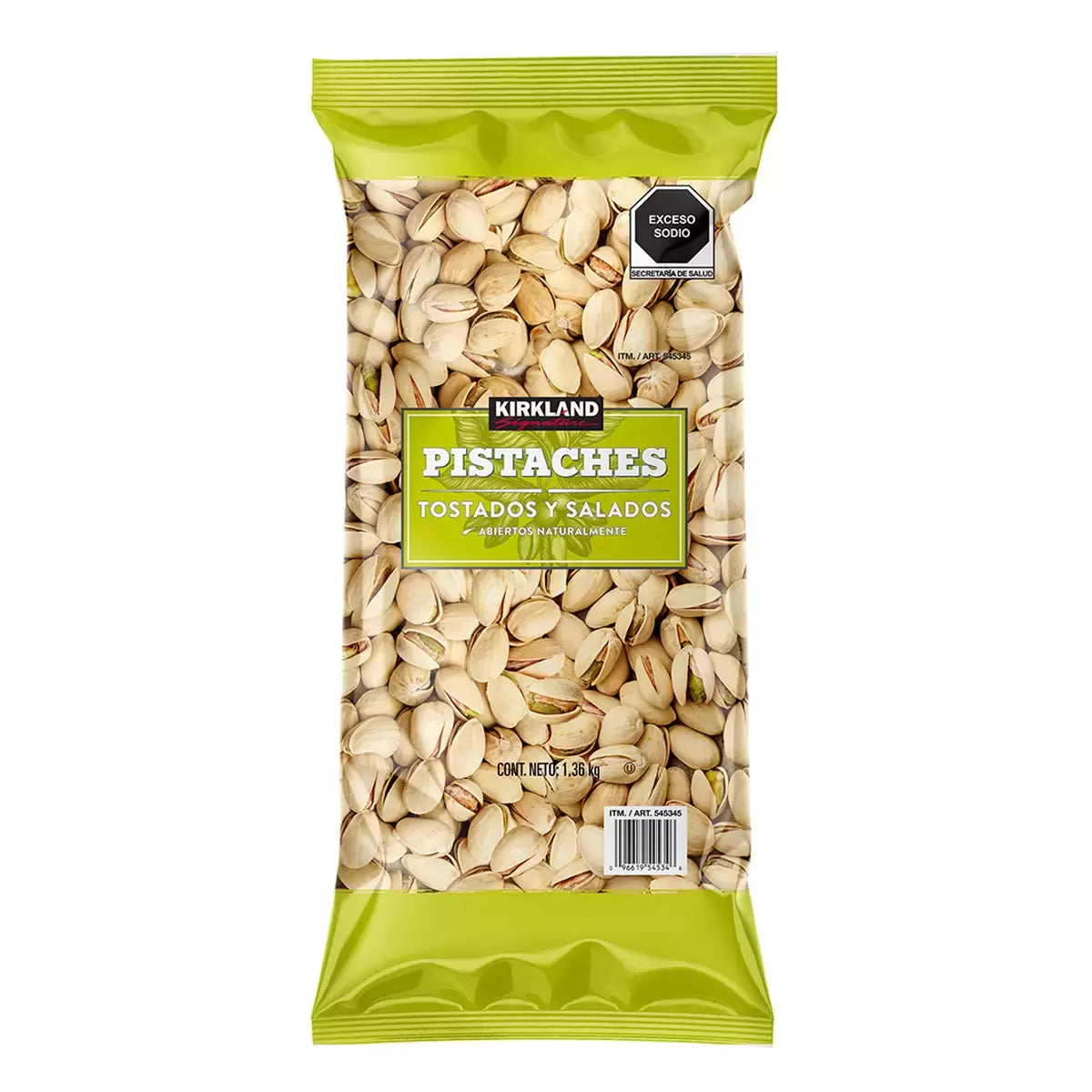 Pistaches Kirkland Signature Tostados y Salados – Calidad Premium 1.36 kg 📍Solo Querétaro