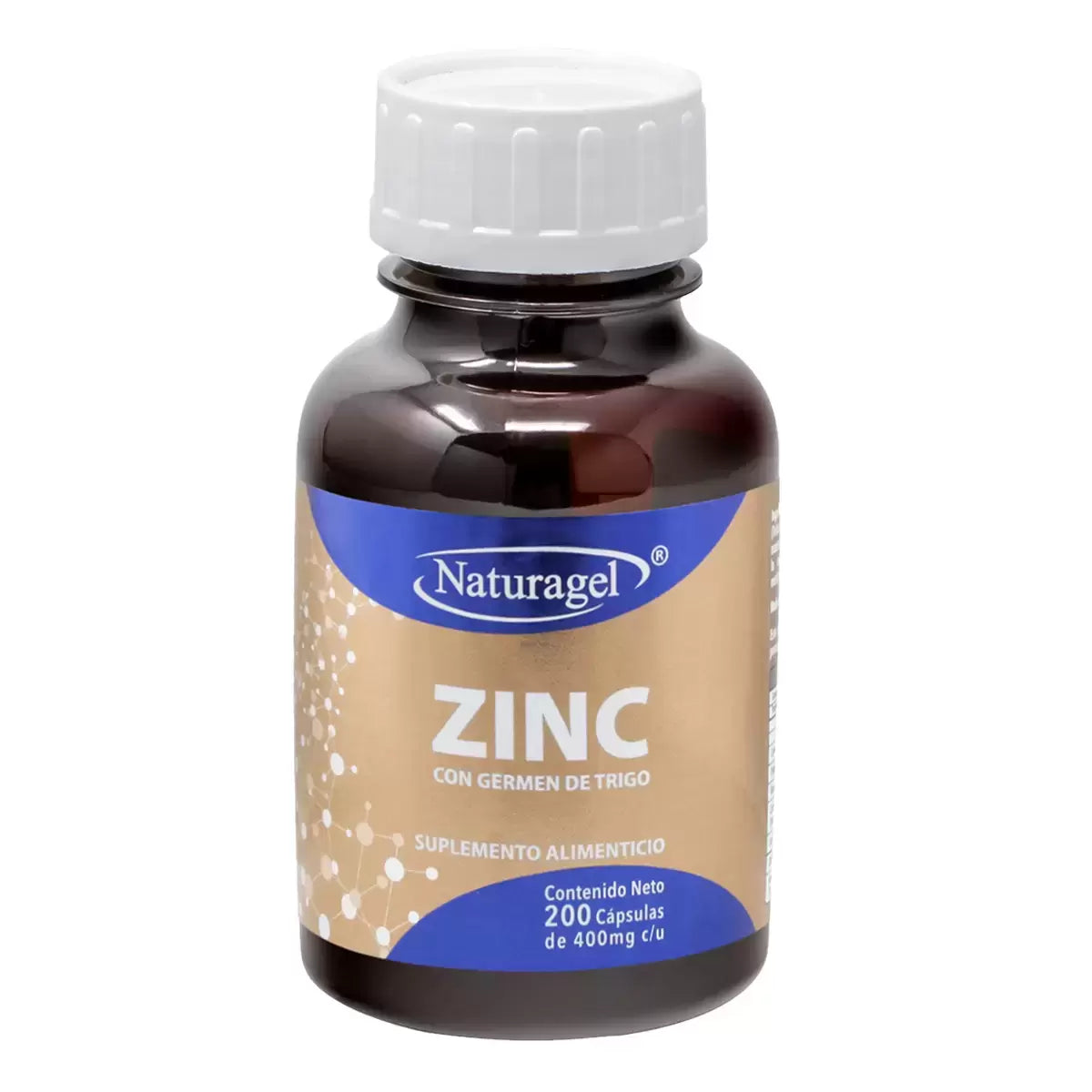 Zinc con Germen de Trigo Naturagel - 200 Cápsulas